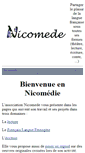 Mobile Screenshot of nicomede.org